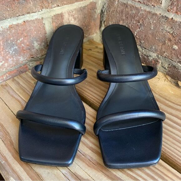 Everlane Double Strap Shoes 6.5 Black - Picture 7 of 12